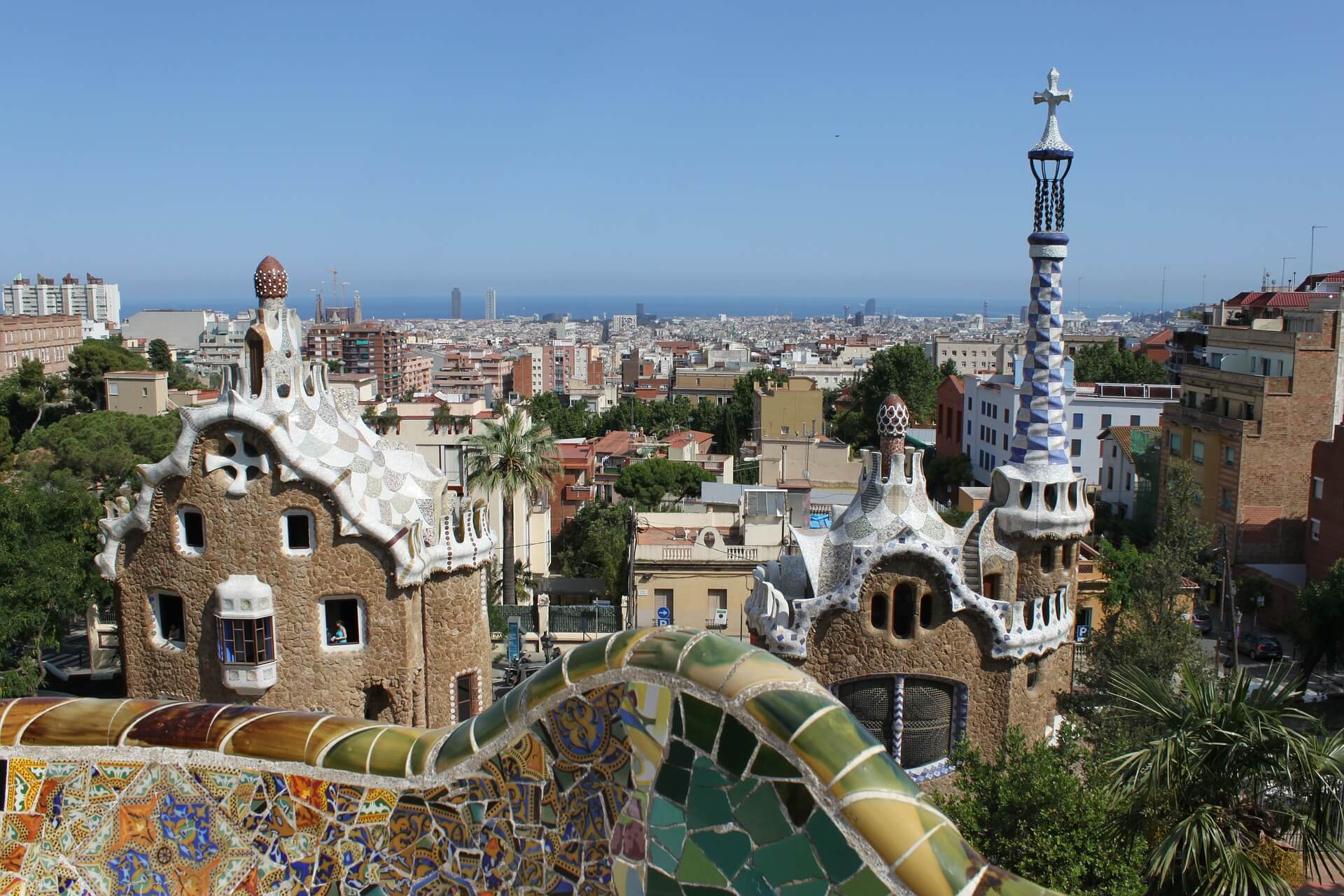Park Guell from above