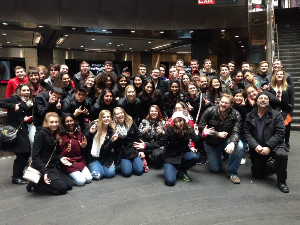 Group of people on a tour