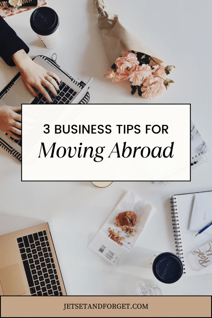 3 tips for moving your business abroad pin