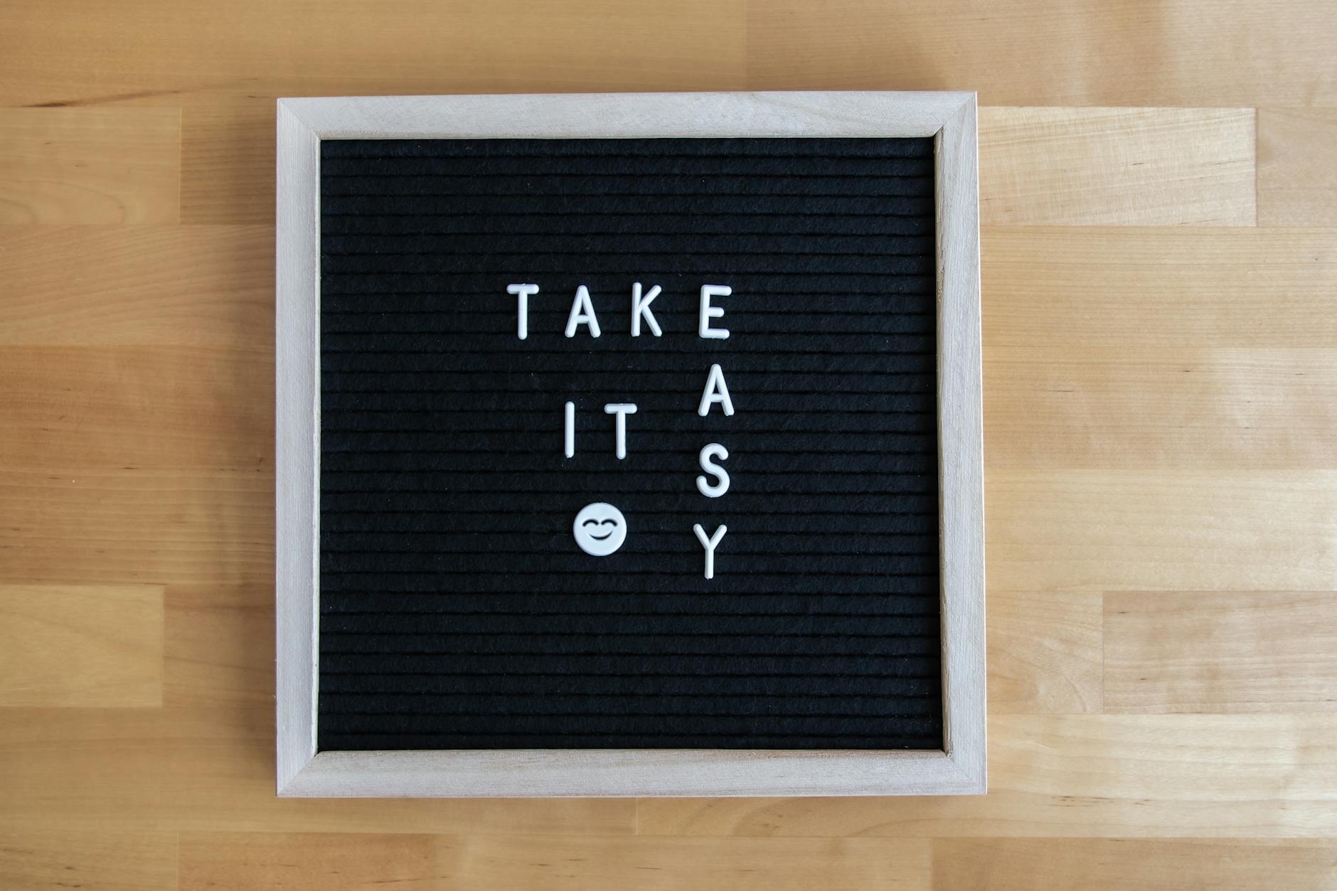 a text on a letter board