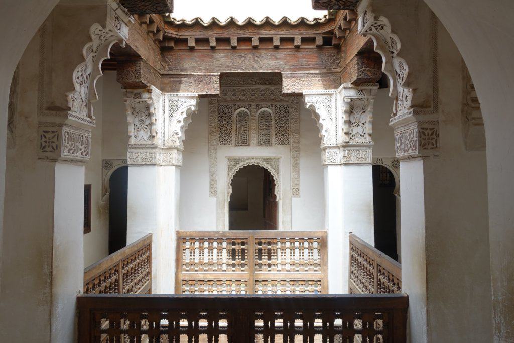 Balcony and Archway in Marrakesh