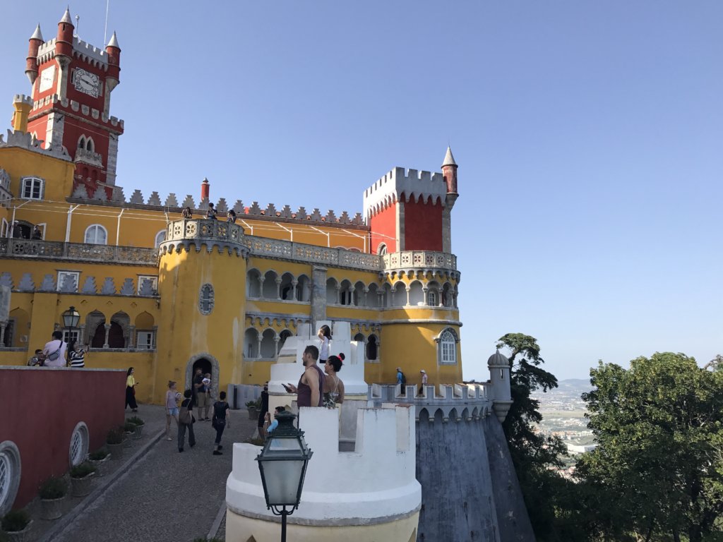 Colorful castle in Sintra