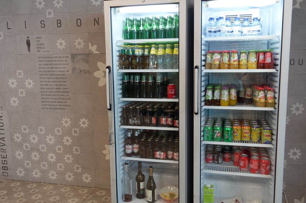 Refrigerator full of beverages 