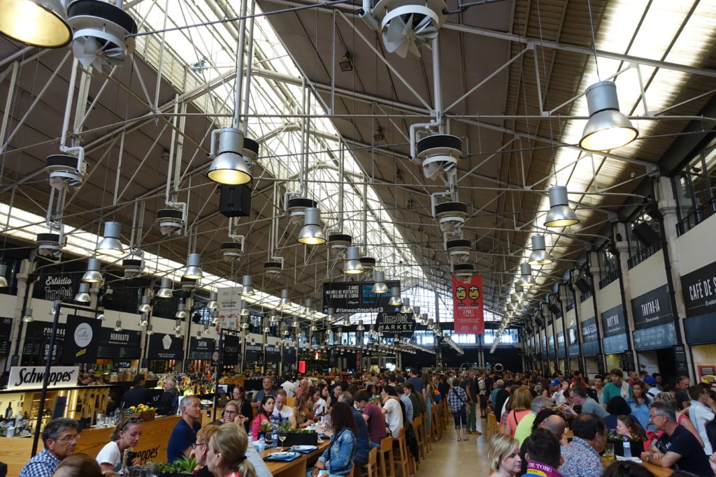 Food Hall in Lisbon 