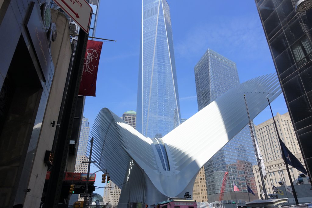 World Trade Center Hub, aka the Oculus in NYC 