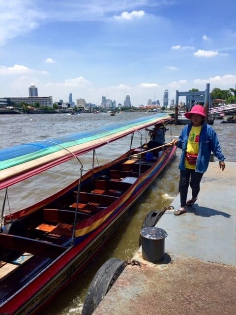 Skinny boat in Thailand