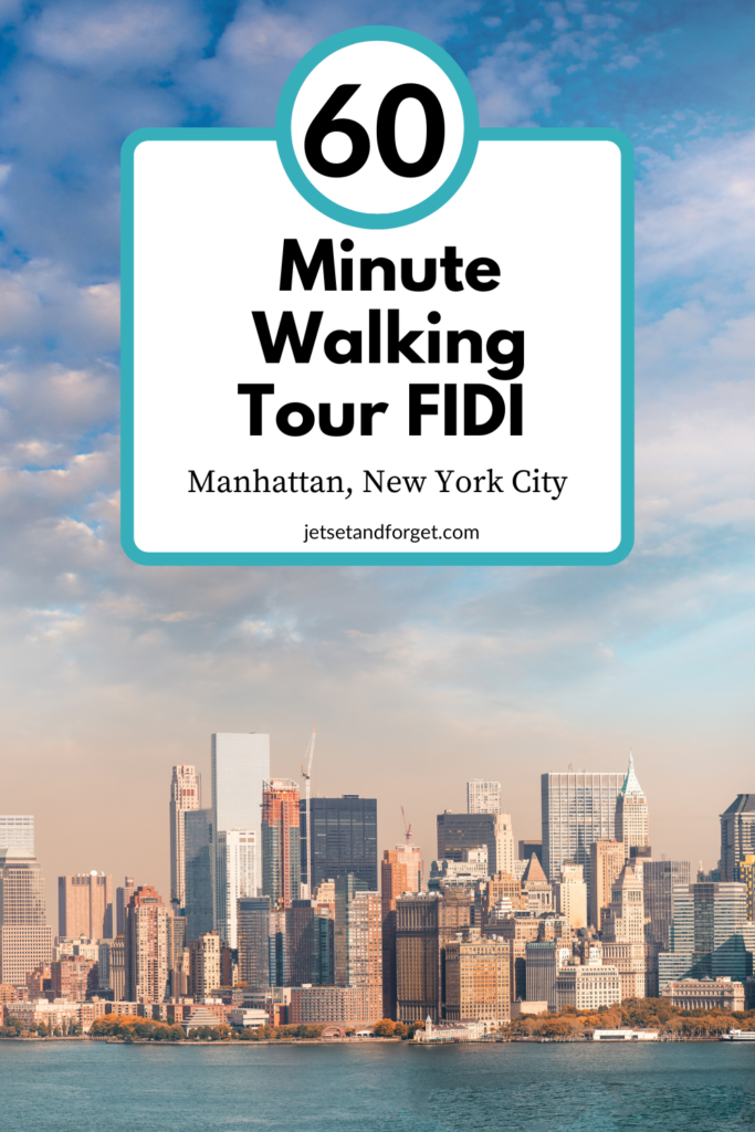 60 minute financial district tour 