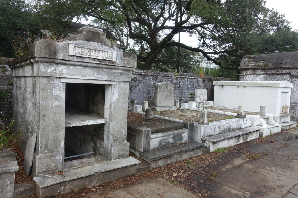 Empty Grave in New Orleans