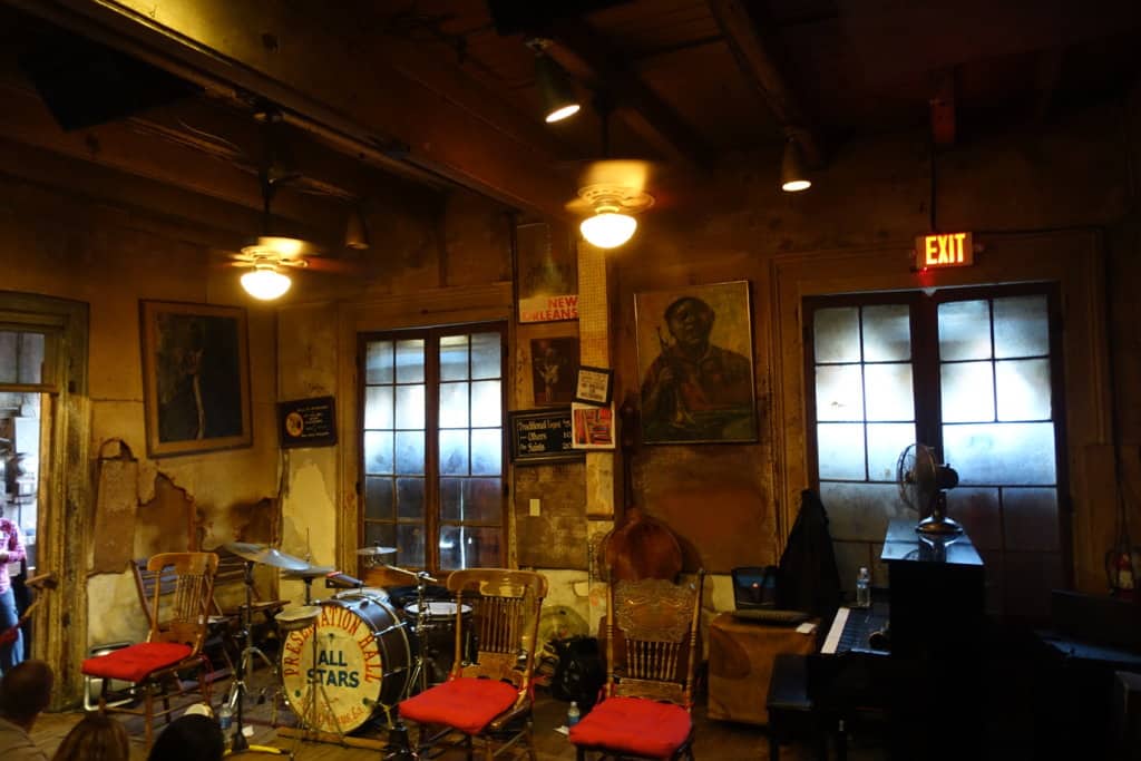 Inside of Preservation Hall