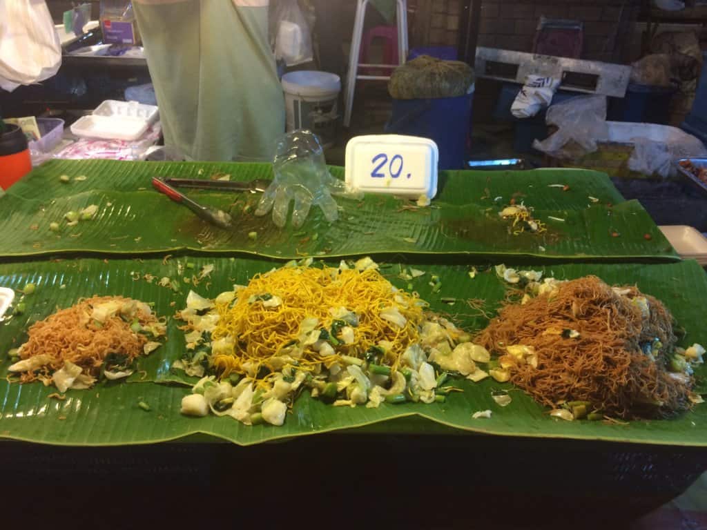 Piles of noodles for 20 Baht to show you the best and worst of Chiang Mai