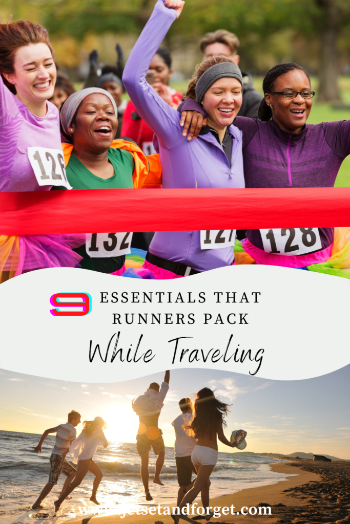 9 items runners pack when traveling