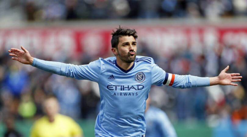 David Villa, one of the athletes we interviewed on how he can eat healthy while traveling