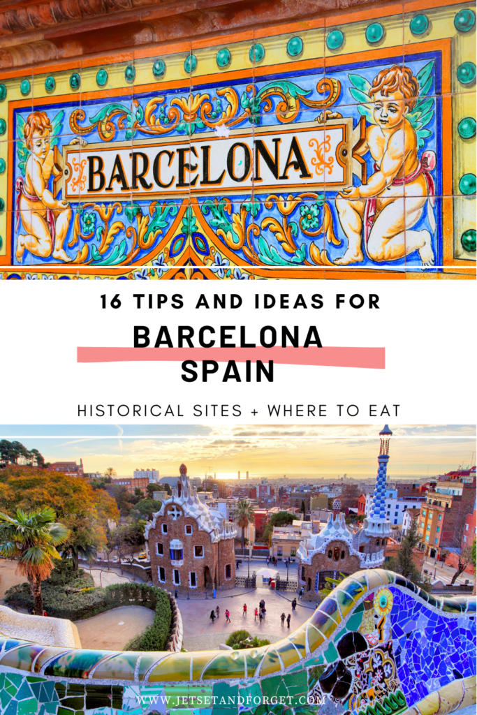 16 tips and ideas for Barcelona 