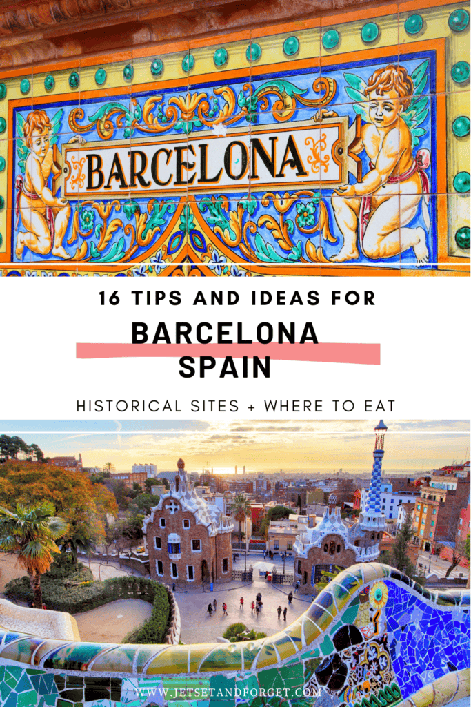 16 tips and ideas for Barcelona 