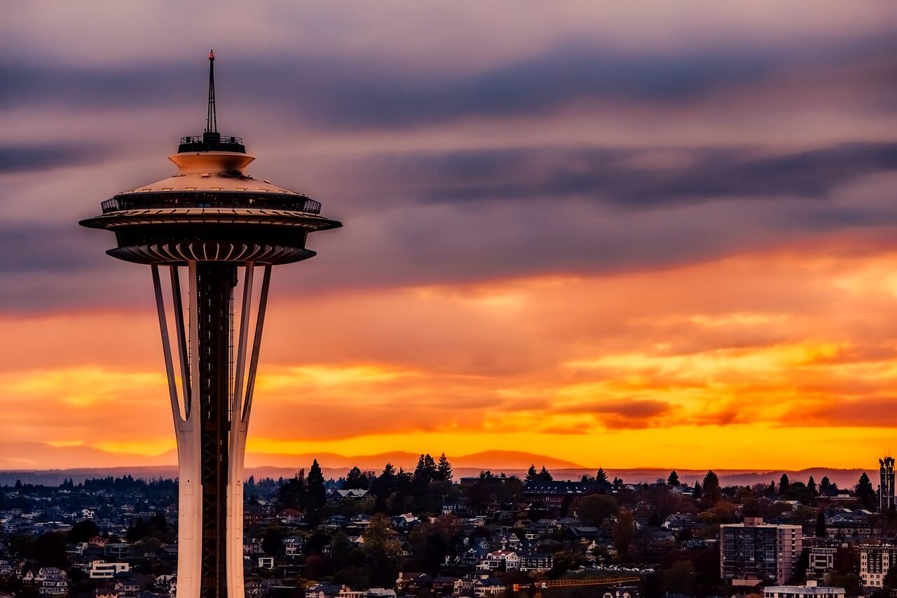 Sunset in Seattle