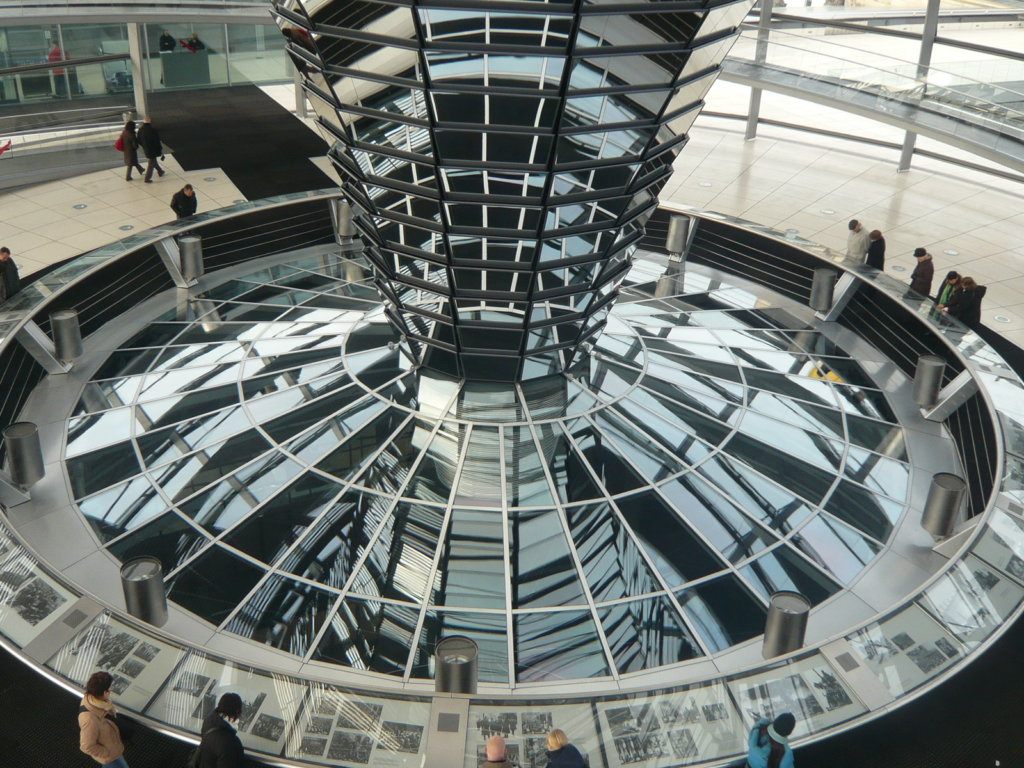 A glass dome in Berlin 