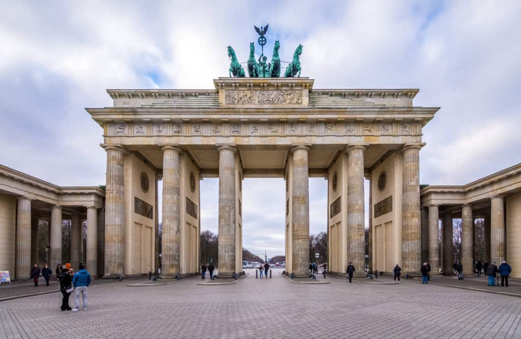 A large impressive gate called Bradenburger Tor 