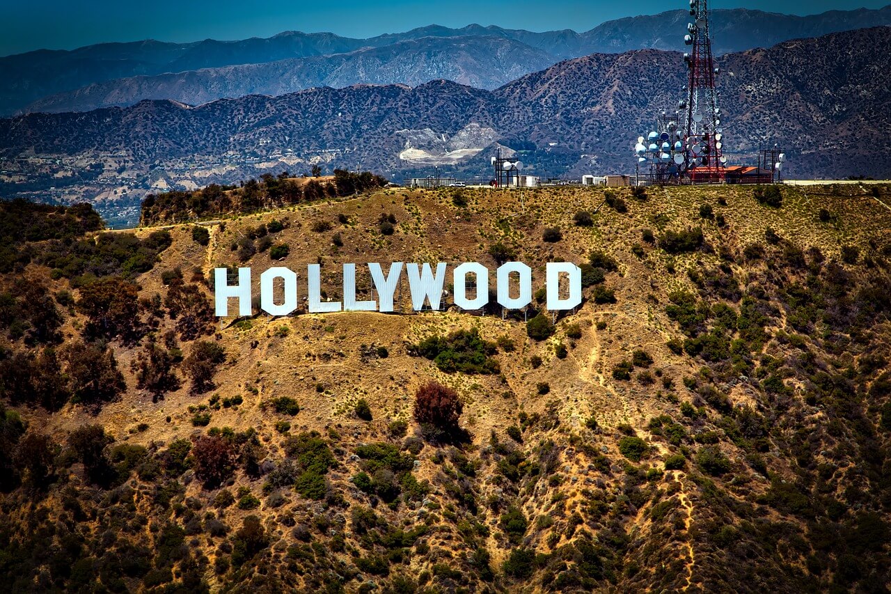 The hollywood sign in LA California
