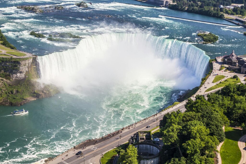 Niagara Falls ariel view 