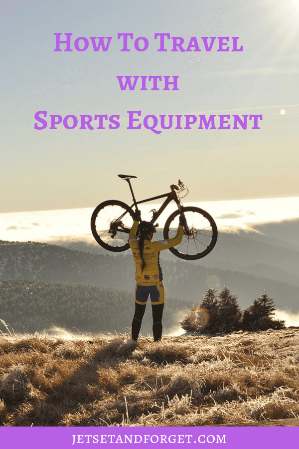 This post outlines how to travel with sports equipment, from what travel insurance company to use, to how to pack your sports items.