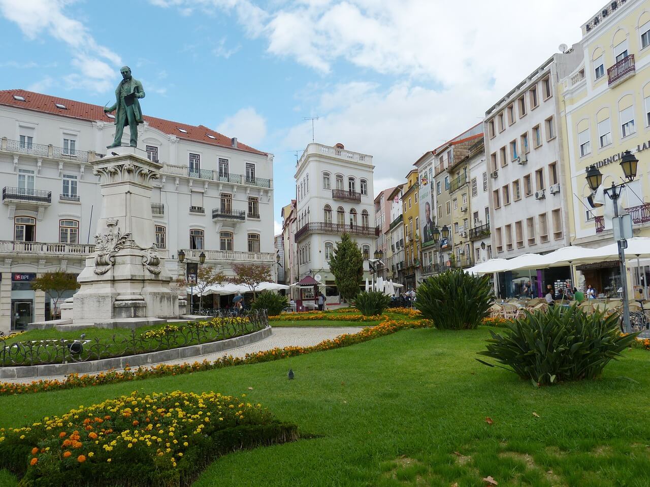 White buildings in Portugal as one of the picturesque locations in Europe