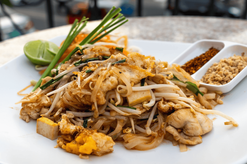 Freshley made pad thai 