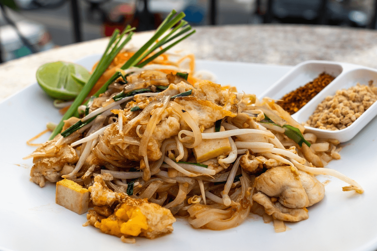 Freshley made pad thai