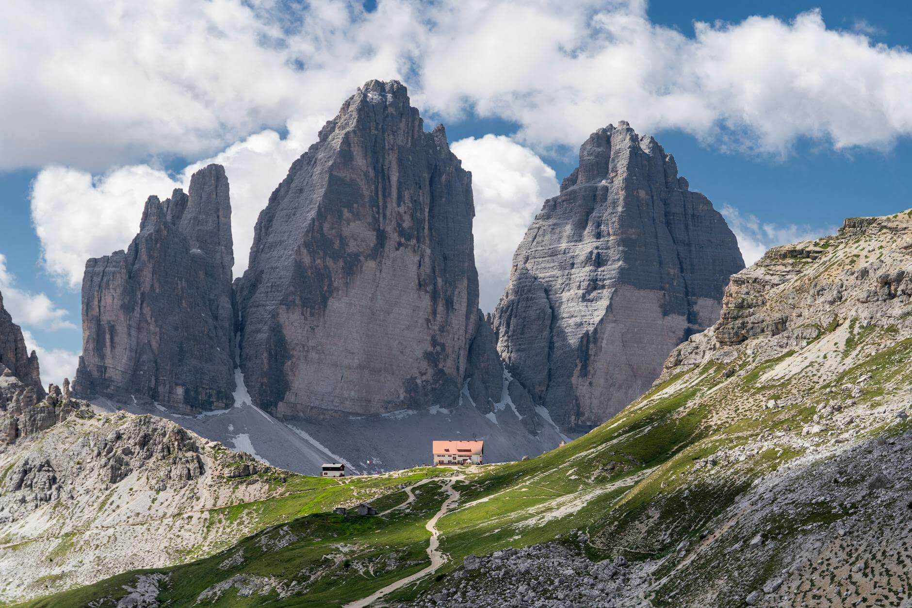 dolomites mountains in italy