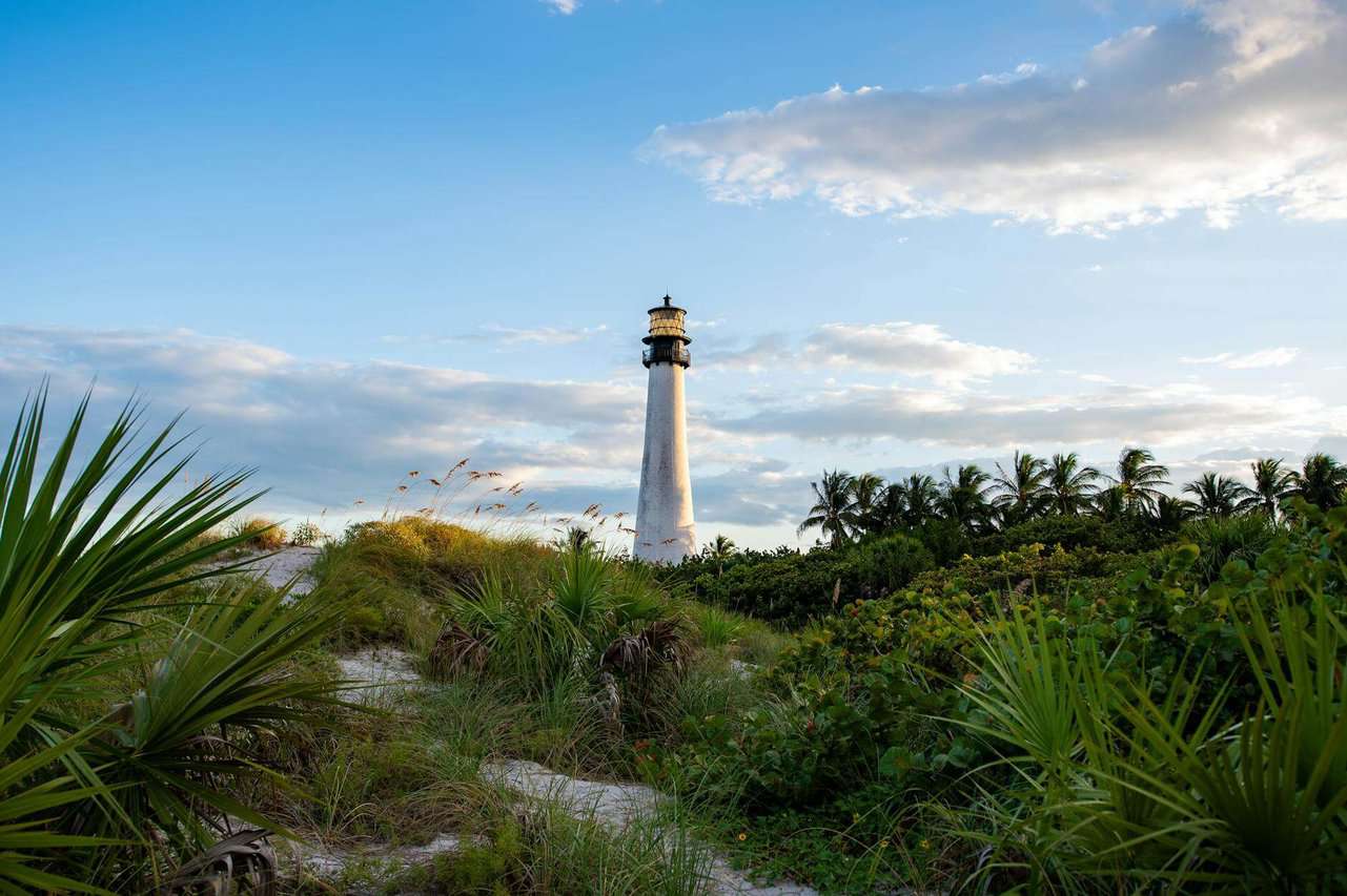 cape florida lighthouse florida usa