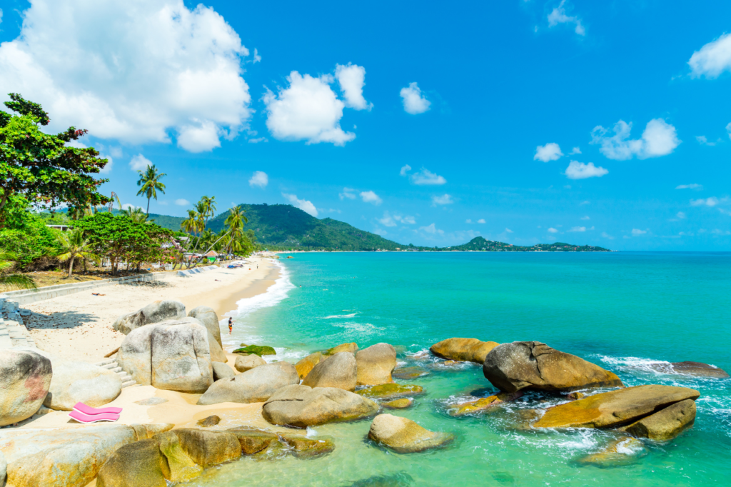Beach in Koh Samui Thailand as one of the top 10 yoga destinations