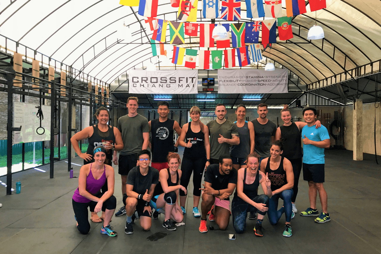 Group of people at Cross Fit Chiang Mai