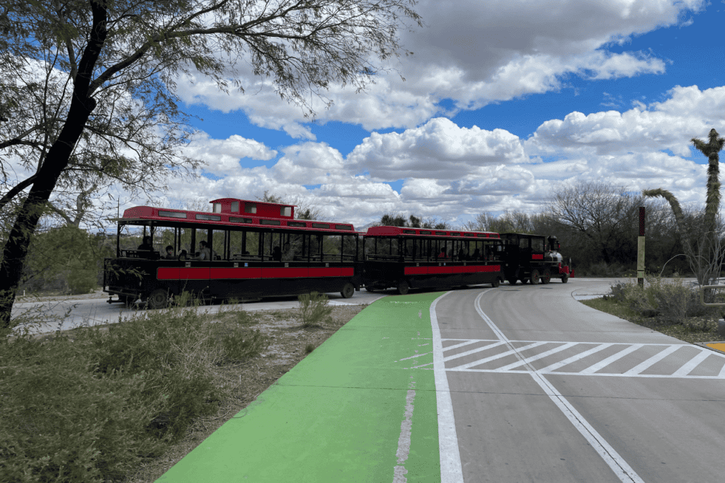 train at Springs preserve