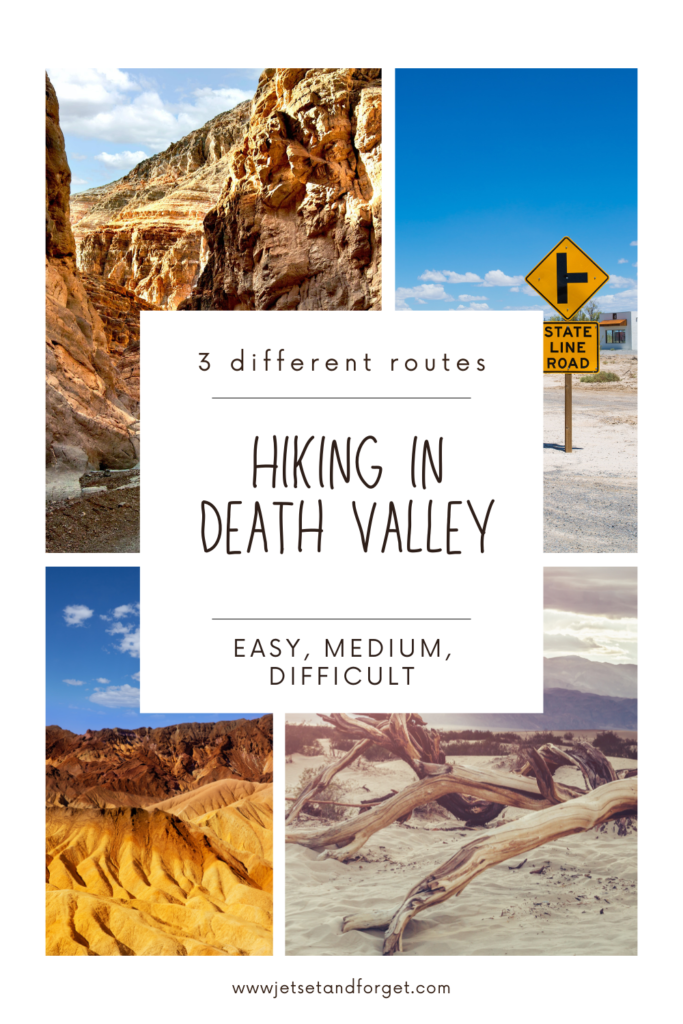 3 routes for hiking in death valley 