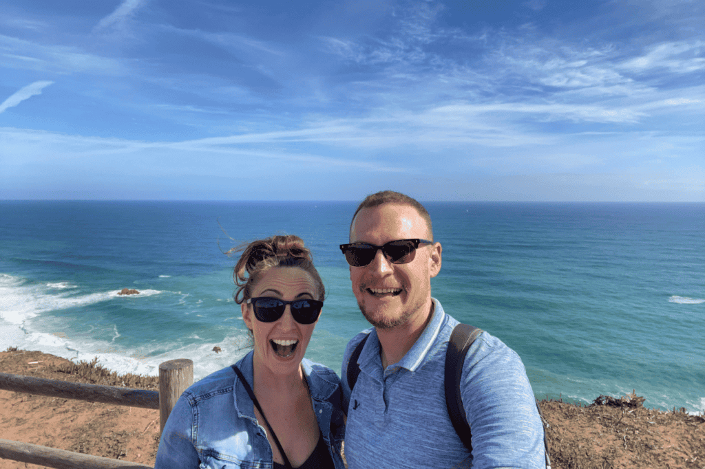 above the beaches in sintra 