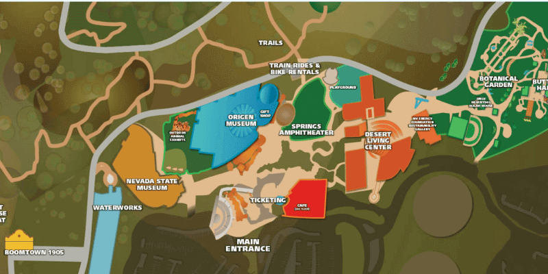 map of springs perserve