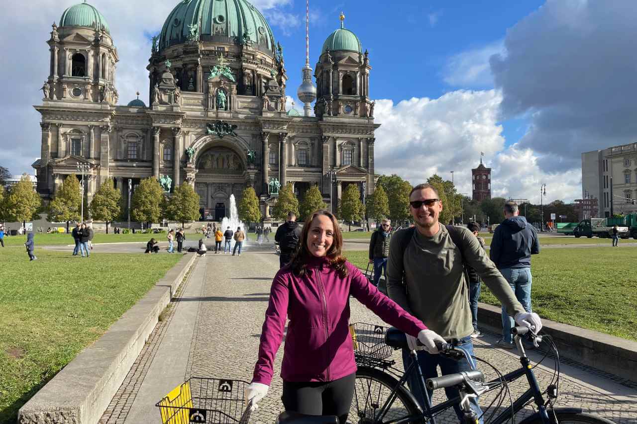 featured image of two people on a bike