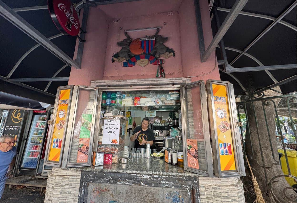 Sample authentic Sicilian drinks in Catania from a local